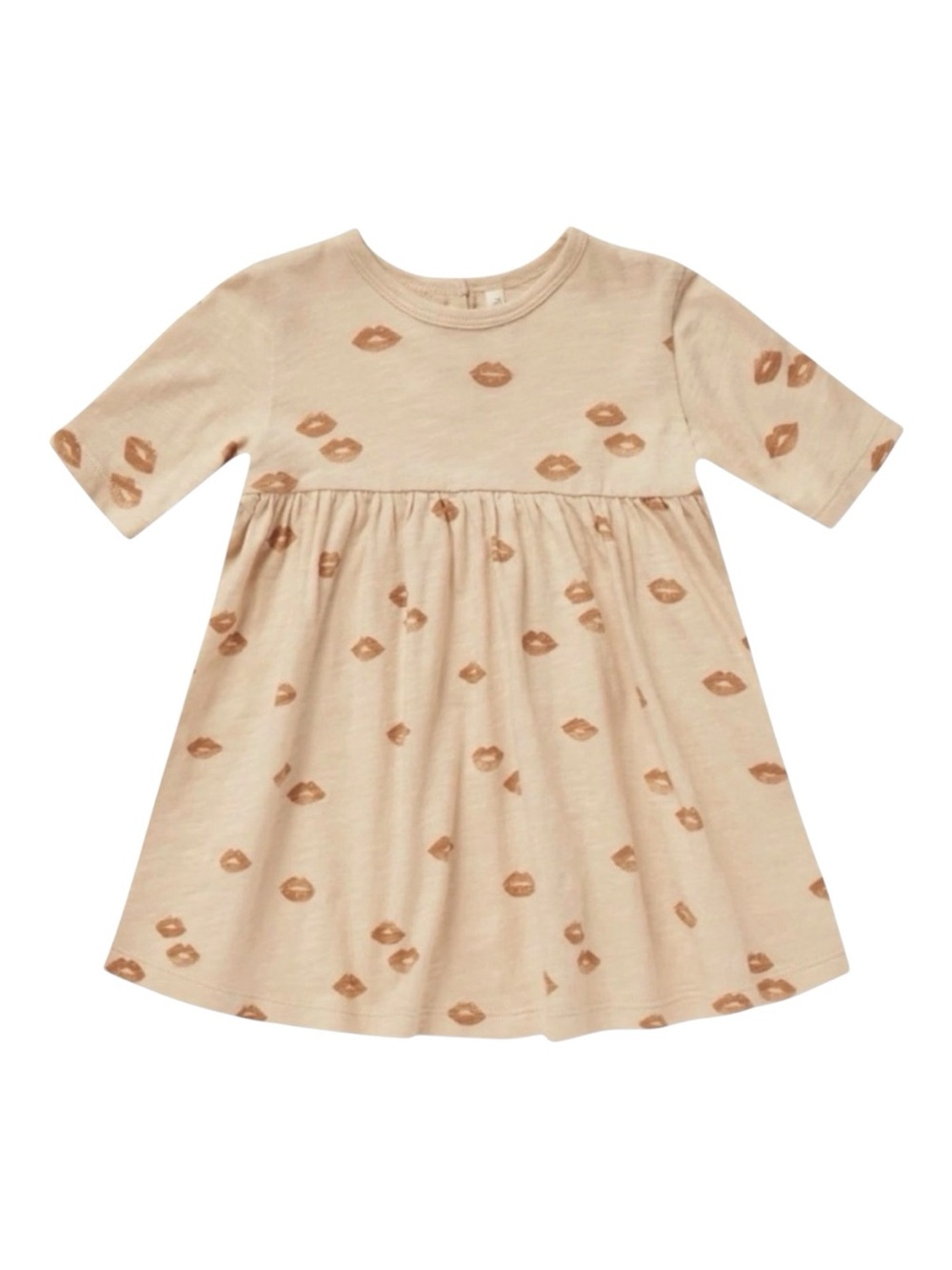 Rylee & Cru/Finn Dress/Lips, NWTS, organized cotton jersey, size 6-12 months,